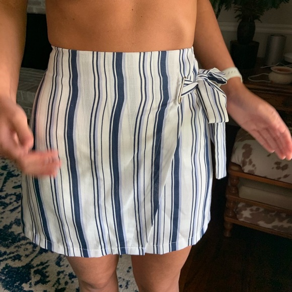 Fab’rik Striped Tie Up Skirt - Picture 5 of 6